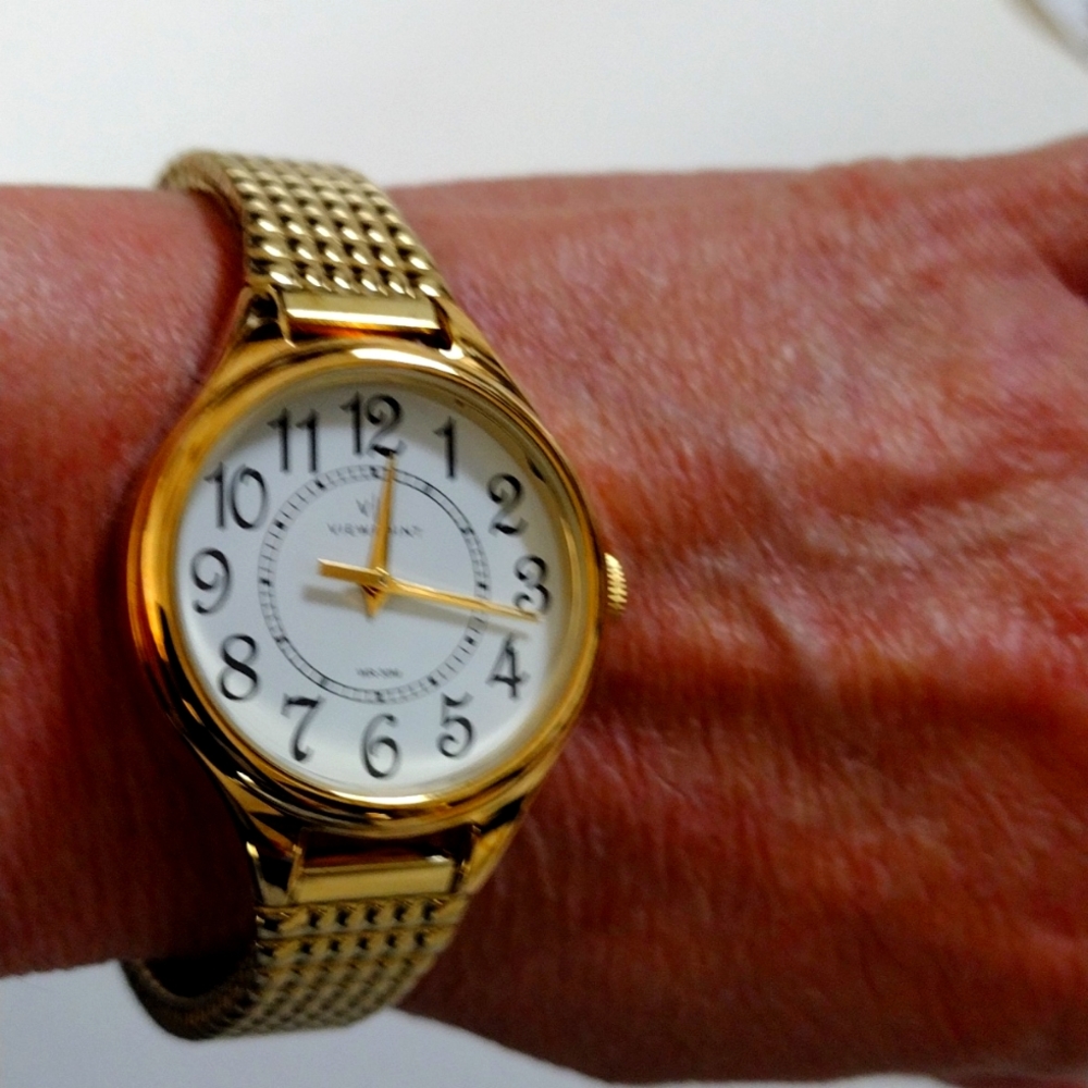 View Point stretch fit watch.